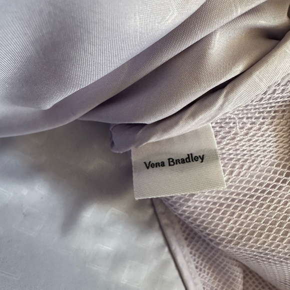 Vera Bradley ReActive Travel Duffel Bag Lavender Butterflies - Picture 5 of 5